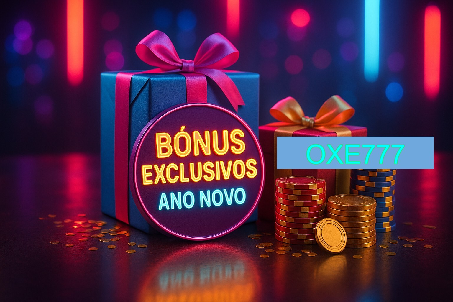 Promoções de Ano Novo no OXE777